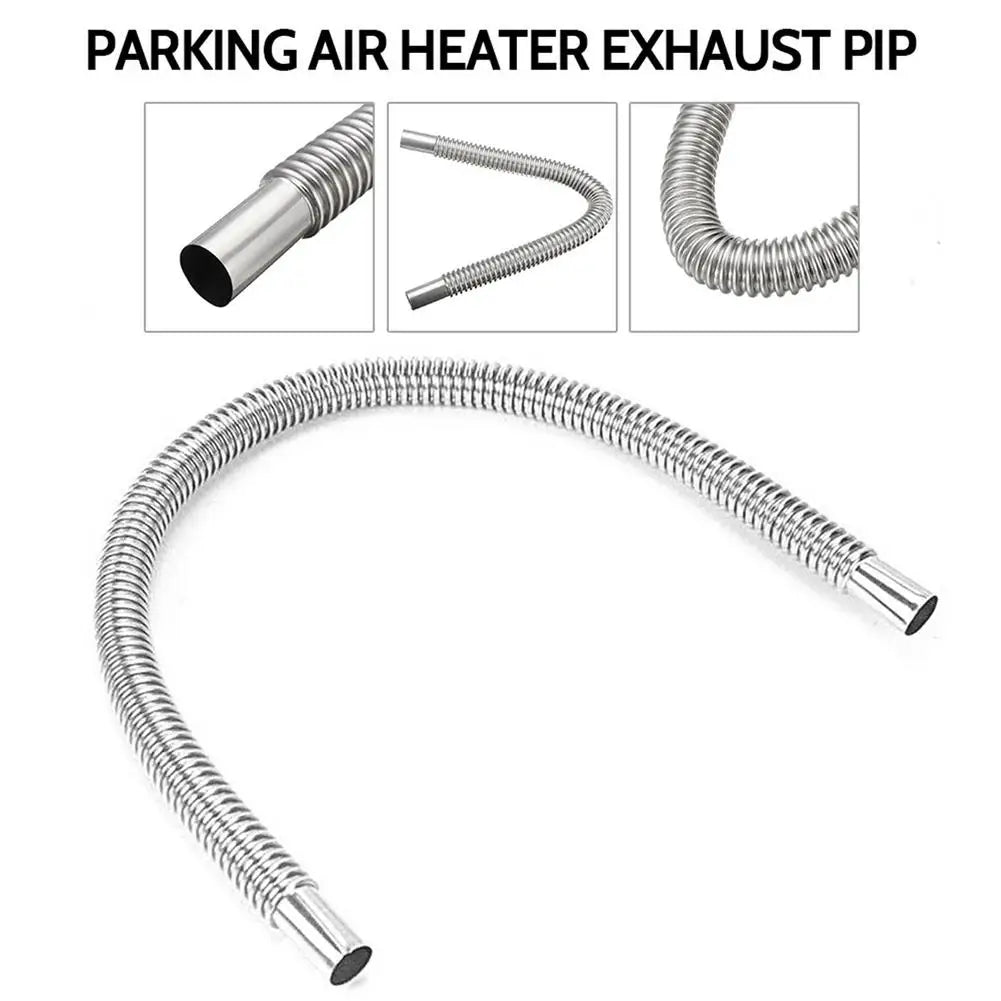 100/150/200/250/300CM Stainless Steel Exhaust Pipe For Car Auxiliary Diesel Heater Heating Fans Webasto Parking Heater