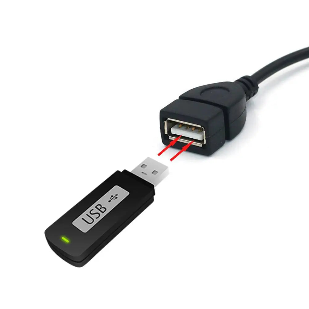 3.5mm Male To USB Female Cable 3.5mm Male Audio AUX Jack To USB 2.0 Type A Female OTG Converter Adapter Cable