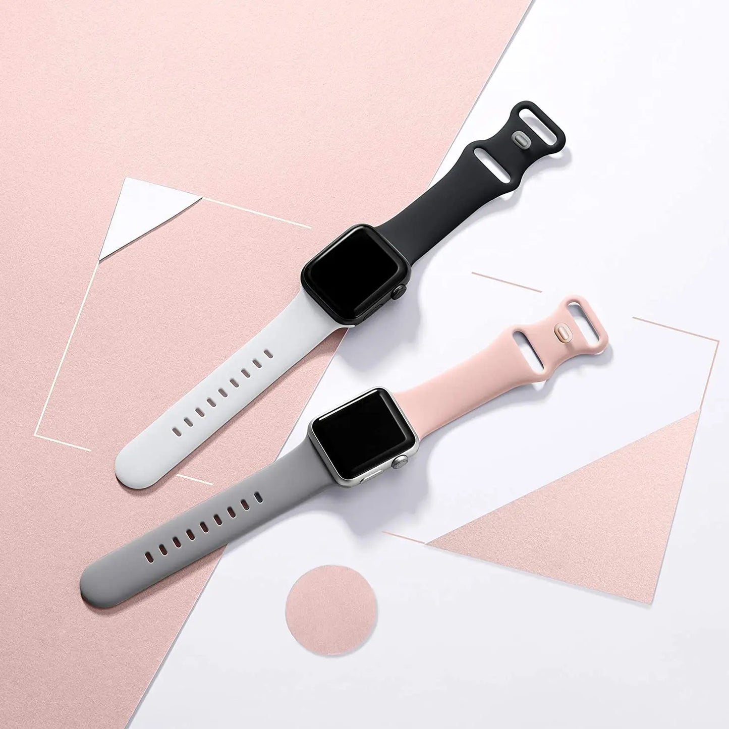 Silicone Strap For Apple Watch Band 40mm 41mm 44 mm 45mm 46mm 49mm 42mm 38mm Correa Bracelet iWatch series 6 ultra 2 7 8 9 se 10