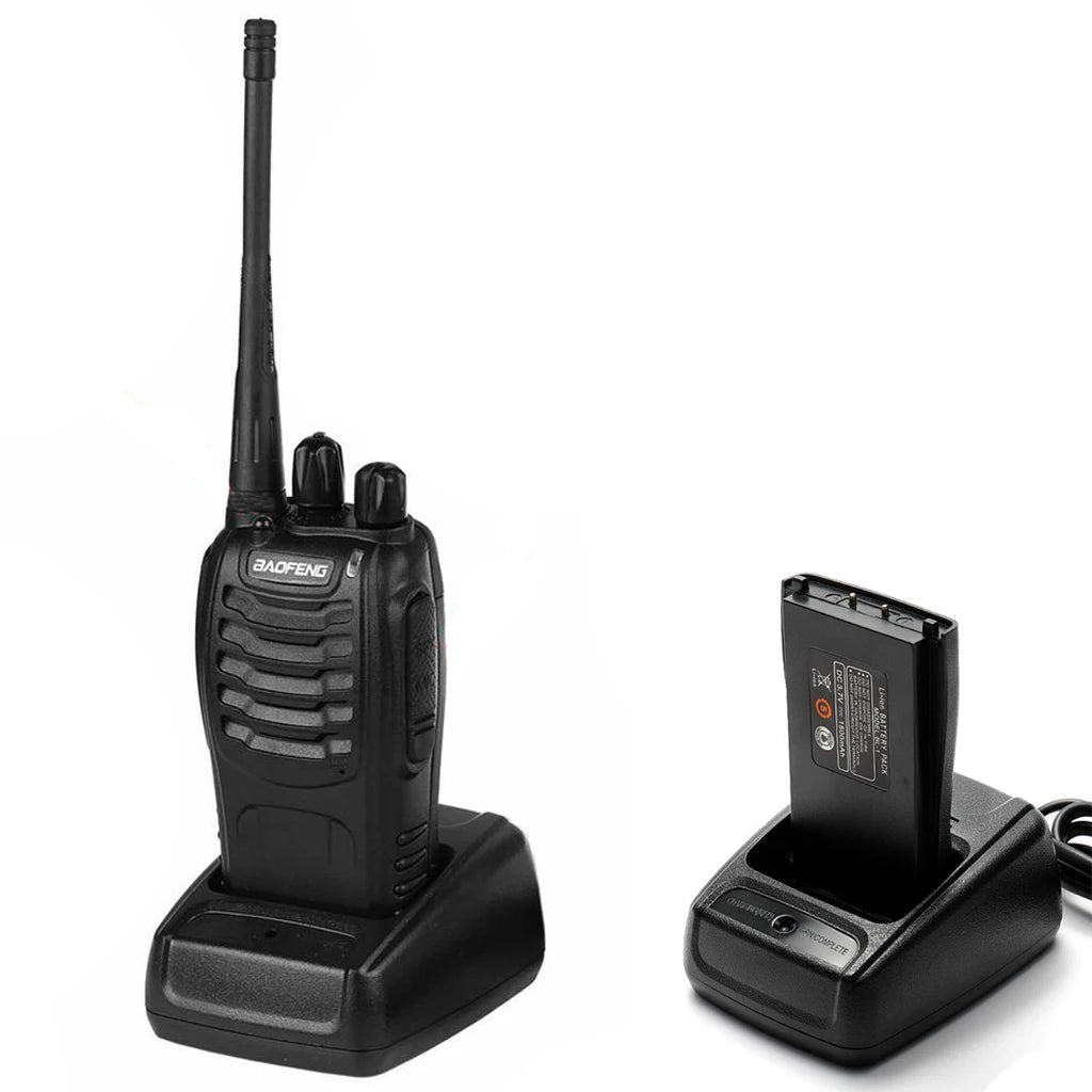 1PCS Walkie Talkie Transceiver Baofeng BF-888S Portable Radio Station BF888s BF 888S Amateur Two-Way Receiver Transmitter