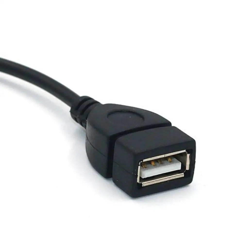 3.5mm Male To USB Female Cable 3.5mm Male Audio AUX Jack To USB 2.0 Type A Female OTG Converter Adapter Cable