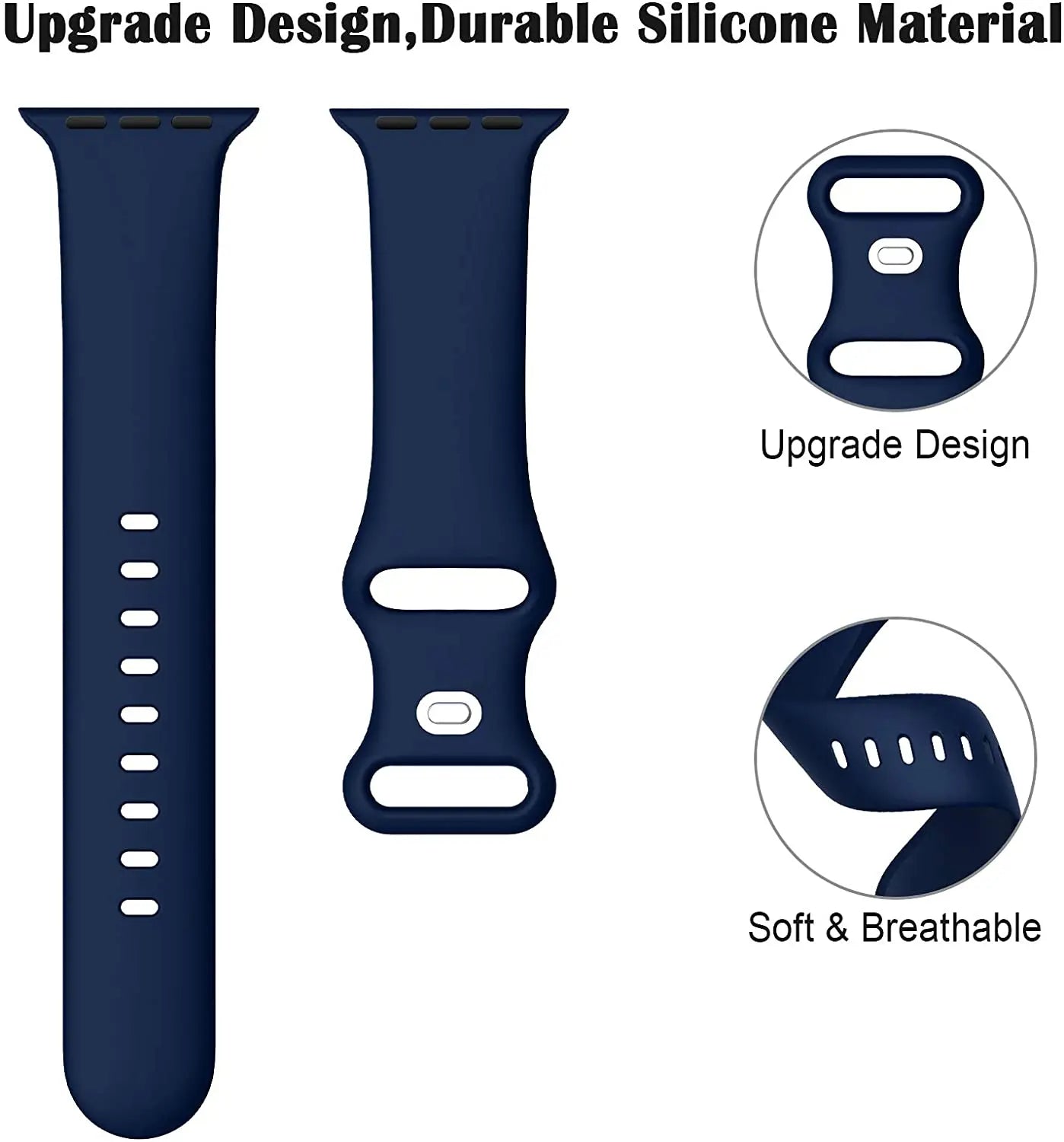 Silicone Strap For Apple Watch Band 40mm 41mm 44 mm 45mm 46mm 49mm 42mm 38mm Correa Bracelet iWatch series 6 ultra 2 7 8 9 se 10