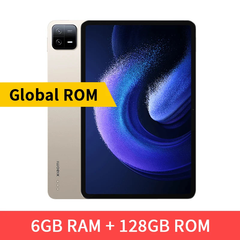 Global ROM Xiaomi Mi Pad 6 Snapdragon 870 Octa Core 2.8K 144Hz Screen 13MP Camera 8840mAh Battery 4 Speakers Dolby Vision