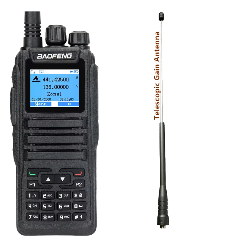 Baofeng DMR DM 1701 Digital Walkie Talkie Dual Mode Analog Two-Way Radio Open GD77 Dual Time Slot Tier 1 2 Hamradio DR 1801