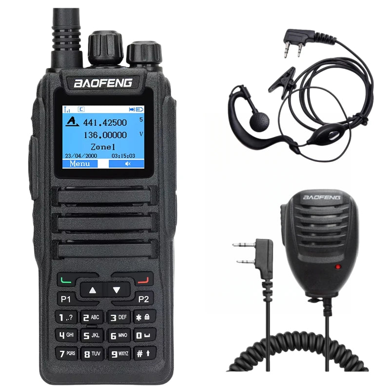 Baofeng DMR DM 1701 Digital Walkie Talkie Dual Mode Analog Two-Way Radio Open GD77 Dual Time Slot Tier 1 2 Hamradio DR 1801