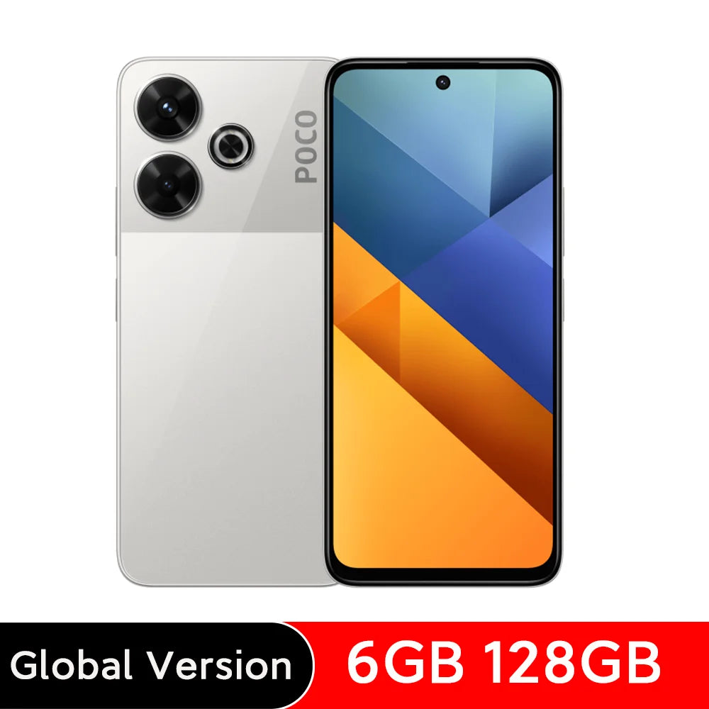 POCO M6 Smartphone Global Version Helio G91 Ultra 108MP Pro-Grade Main Camera 33W Fast Charging 5030mAh Battery