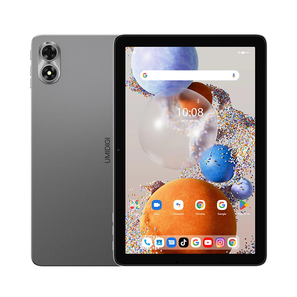 UMIDIGI G1 Tab Android 13 Smart tablet 10.1" HD Display 8(4+4) GB+64GB 1TB Expand, 5G/2.4G WiFi WIFI6 60Hz 6000mAh Mega Battery