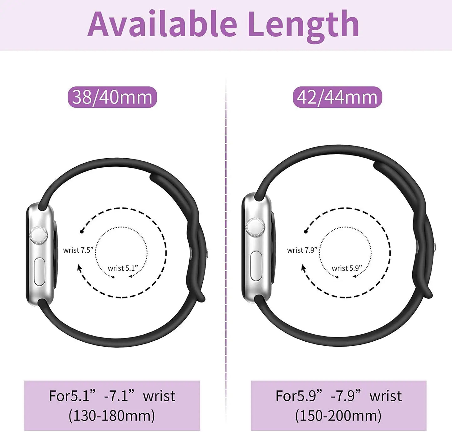 Silicone Strap For Apple Watch Band 40mm 41mm 44 mm 45mm 46mm 49mm 42mm 38mm Correa Bracelet iWatch series 6 ultra 2 7 8 9 se 10