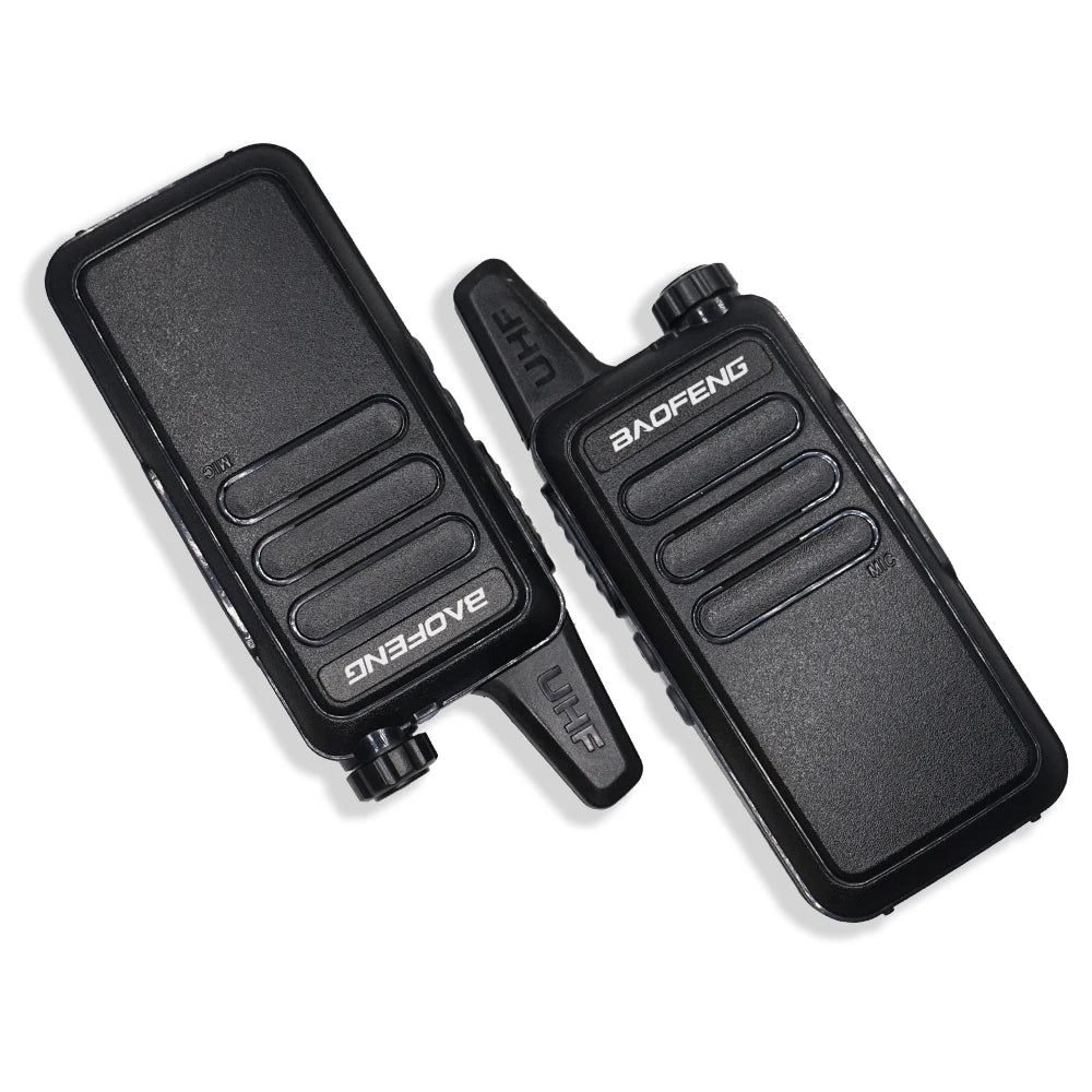 Baofeng Mini Walkie-Talkie Uhf Band Outdoor Portable Two Way Radio Handheld Walkie Talkie USB Charging For Hunting Walking