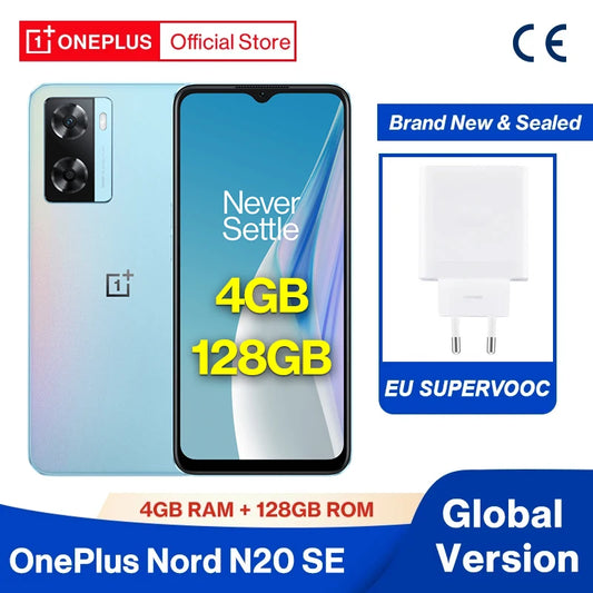 OnePlus Nord N20 SE N 20 Global Version 4GB 64GB 33W SUPERVOOC Charge 5000mAh 50MP Dual Camera Mobile Phone Cellphone