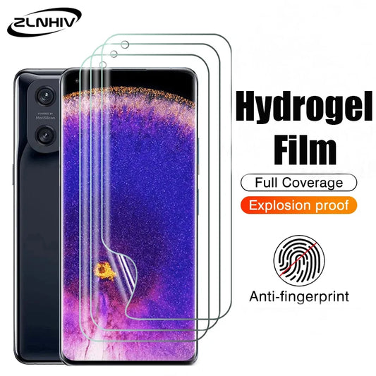 ZLNHIV soft full cover protective film for OPPO Find X6 X5 pro X3 lite X2 neo X Hydrogel film phone screen protector Not Glass