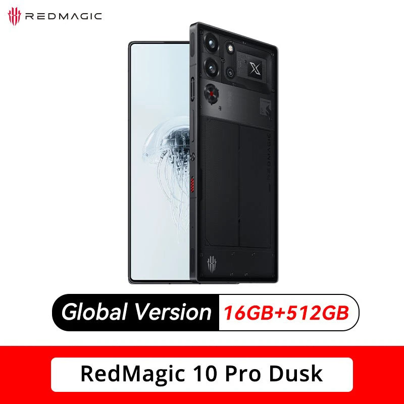 Global Version RedMagic 10 Pro 5G Gaming Phone 6.853" Snapdragon 8 Elite 7050mAh 80W Charge 50MP NFC