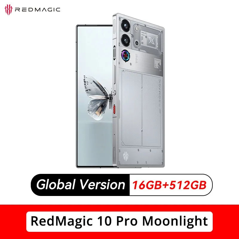 Global Version RedMagic 10 Pro 5G Gaming Phone 6.853" Snapdragon 8 Elite 7050mAh 80W Charge 50MP NFC