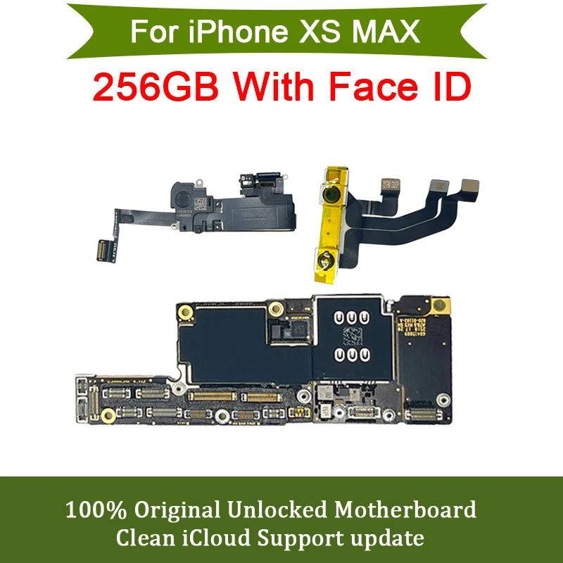 For iPhone X XS Max Mainboard Clean iCloud For iPhone XR Full Working Motherboard with Face ID Support iOS Update Logic Board