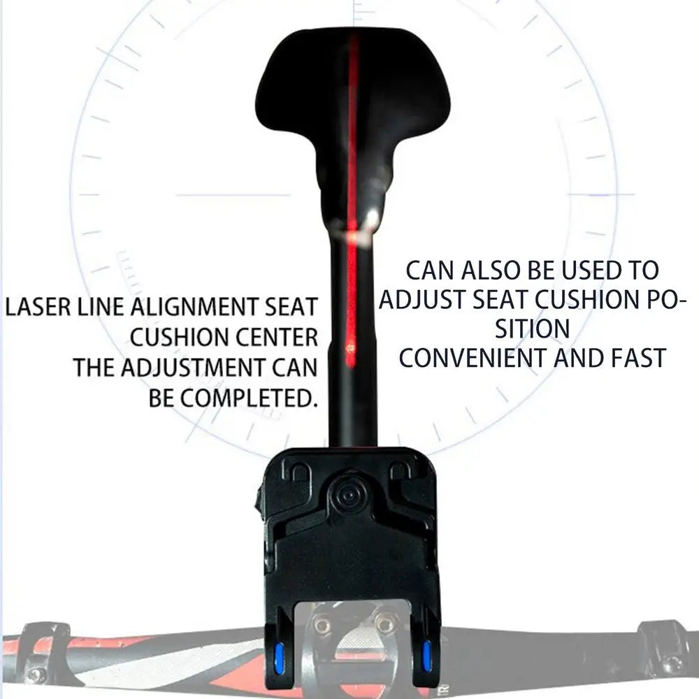 Bike Seat Calibrator Bike Tool Bicycle handlebar Laser Aligner Seat Center Adjuster Measurement Tool Aligning Indicator Tool