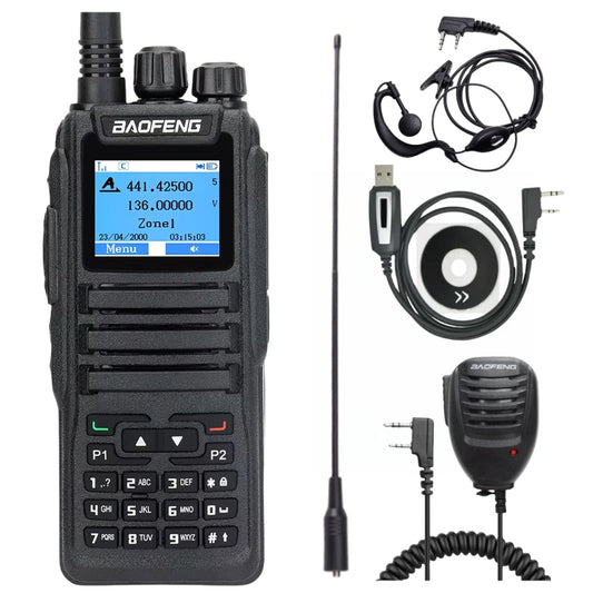 Baofeng DMR DM 1701 Digital Walkie Talkie Dual Mode Analog Two-Way Radio Open GD77 Dual Time Slot Tier 1 2 Hamradio DR 1801