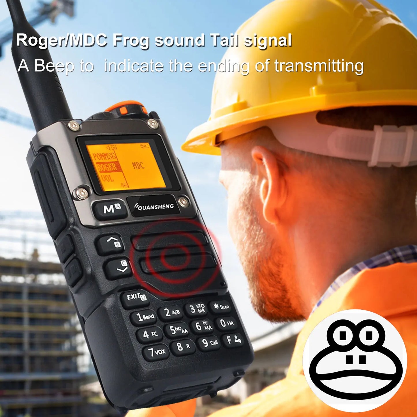 Walkie Talkie Quansheng UV-K5(8) 50-600MHz Air Band Rx Multi-Band 136-600MHz Tx DTMF Scrambler Frequency Scan Copy Vox FM Radio