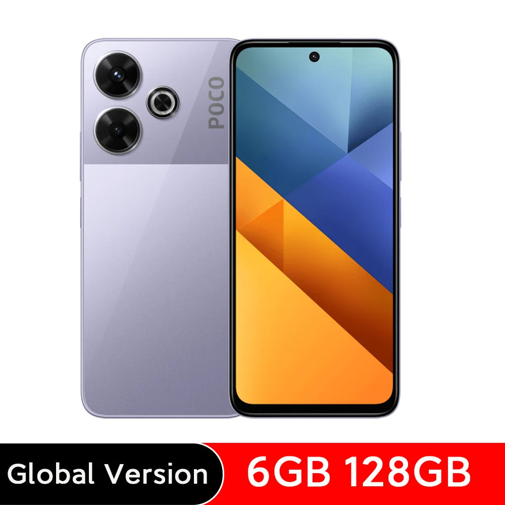 POCO M6 Smartphone Global Version Helio G91 Ultra 108MP Pro-Grade Main Camera 33W Fast Charging 5030mAh Battery