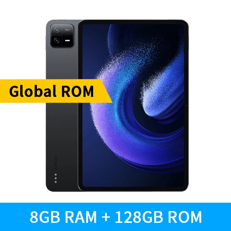 Global ROM Xiaomi Mi Pad 6 Snapdragon 870 Octa Core 2.8K 144Hz Screen 13MP Camera 8840mAh Battery 4 Speakers Dolby Vision