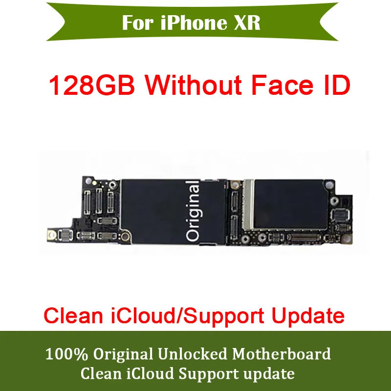 For iPhone X XS Max Mainboard Clean iCloud For iPhone XR Full Working Motherboard with Face ID Support iOS Update Logic Board