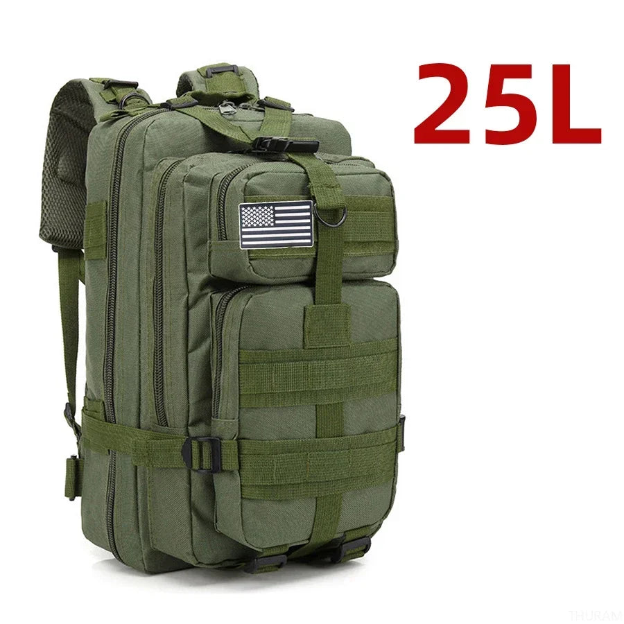 1000D Nylon Waterproof  Outdoor Rucksacks Tactical Sports Camping Hiking Trekking Fishing Hunting Bag Backpack 25L/50L