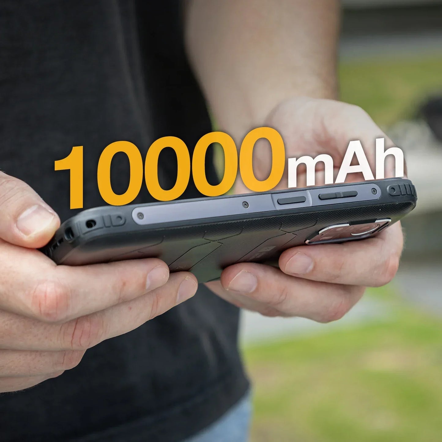 [World Premiere]AGM H MAX Rugged Smartphone 10000mAh Battery 4+128GB HD+ Display 3 Card Slot NFC OTG Reverse Charge Waterproof