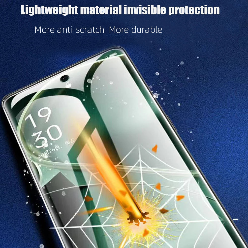 ZLNHIV soft full cover protective film for OPPO Find X6 X5 pro X3 lite X2 neo X Hydrogel film phone screen protector Not Glass