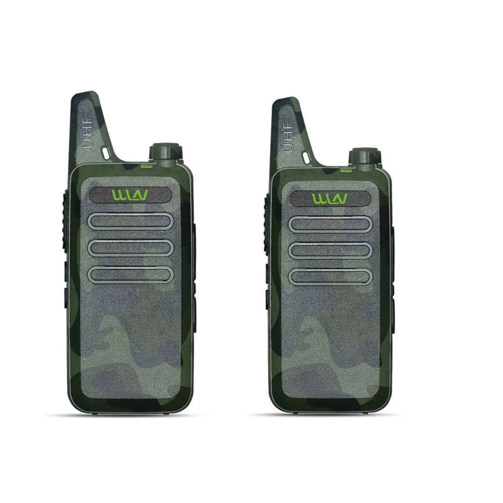 2pcs WLN KD-C1 MINI Handheld Transceiver KD C1 Two Way Radio Ham Communicator Radio Station Mi-Ni Walkie Talkie