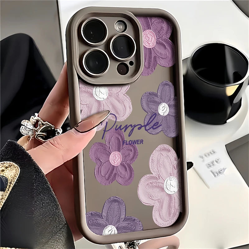 Flower Phone Case For Huawei Honor 50 90 20 9X Pro X9 X30 Y9 Prime 2019 Magic 5 Pro Shockproof Soft Camera Protection Cover