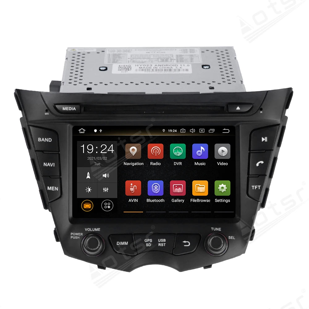 9" Android13 For Hyundai Veloster 2011-2017 Car Radio 2Din Stereo Receiver Autoradio Multimedia Player GPS Navi Head Unit Screen