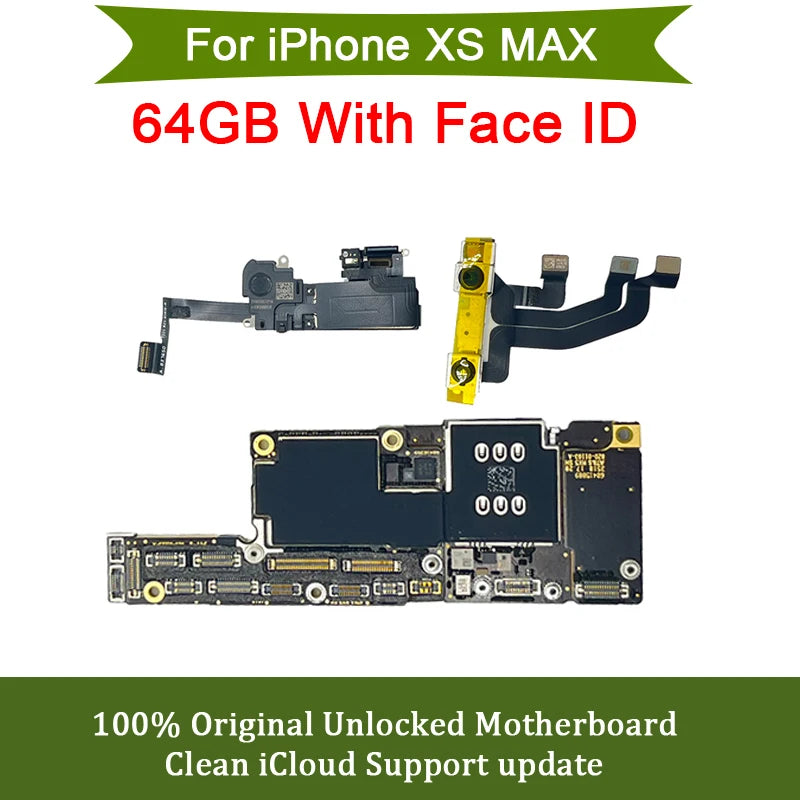 For iPhone X XS Max Mainboard Clean iCloud For iPhone XR Full Working Motherboard with Face ID Support iOS Update Logic Board