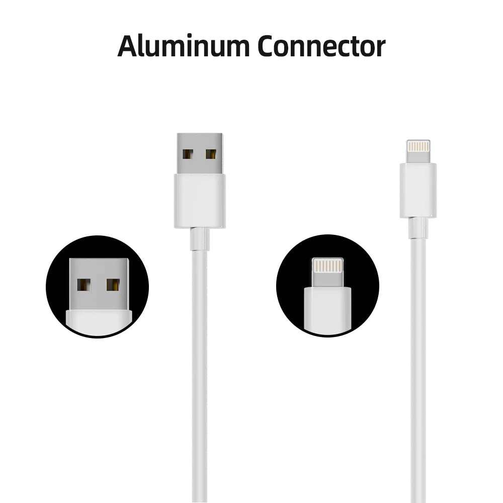 6pcs 6ft Fast Charging USB Cable for IPhone Lightning Cable for IPhone Fast Charging Charger Cable Cord Compatible for IPhone