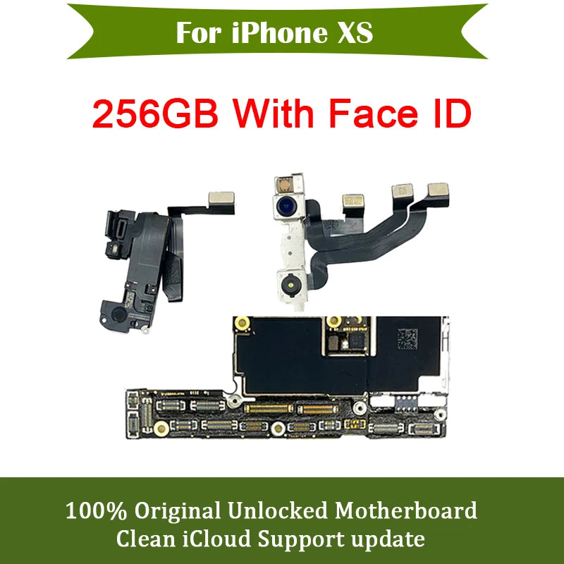 For iPhone X XS Max Mainboard Clean iCloud For iPhone XR Full Working Motherboard with Face ID Support iOS Update Logic Board