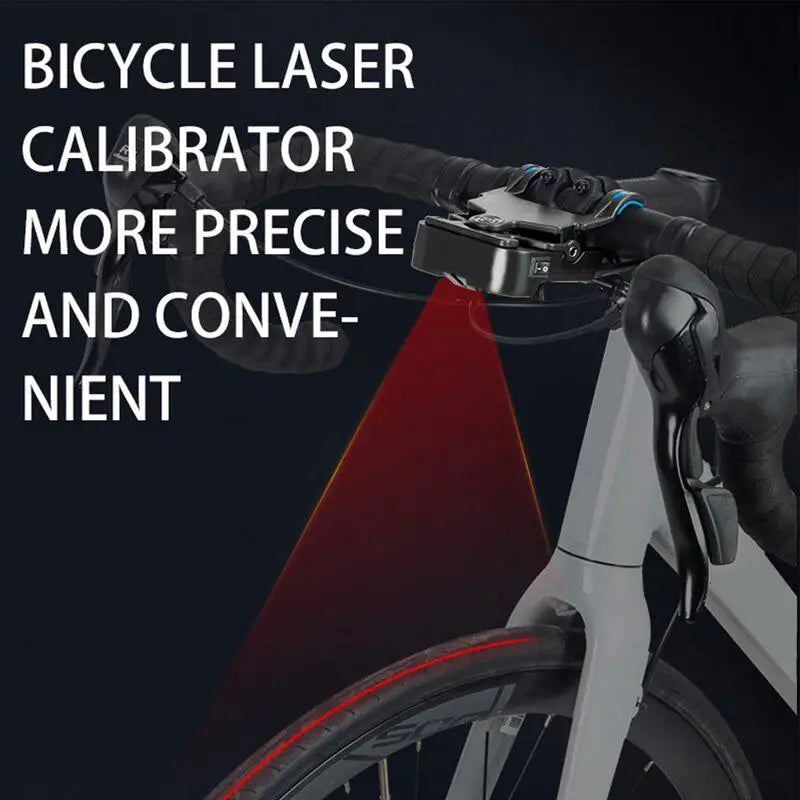 Bike Seat Calibrator Bike Tool Bicycle handlebar Laser Aligner Seat Center Adjuster Measurement Tool Aligning Indicator Tool