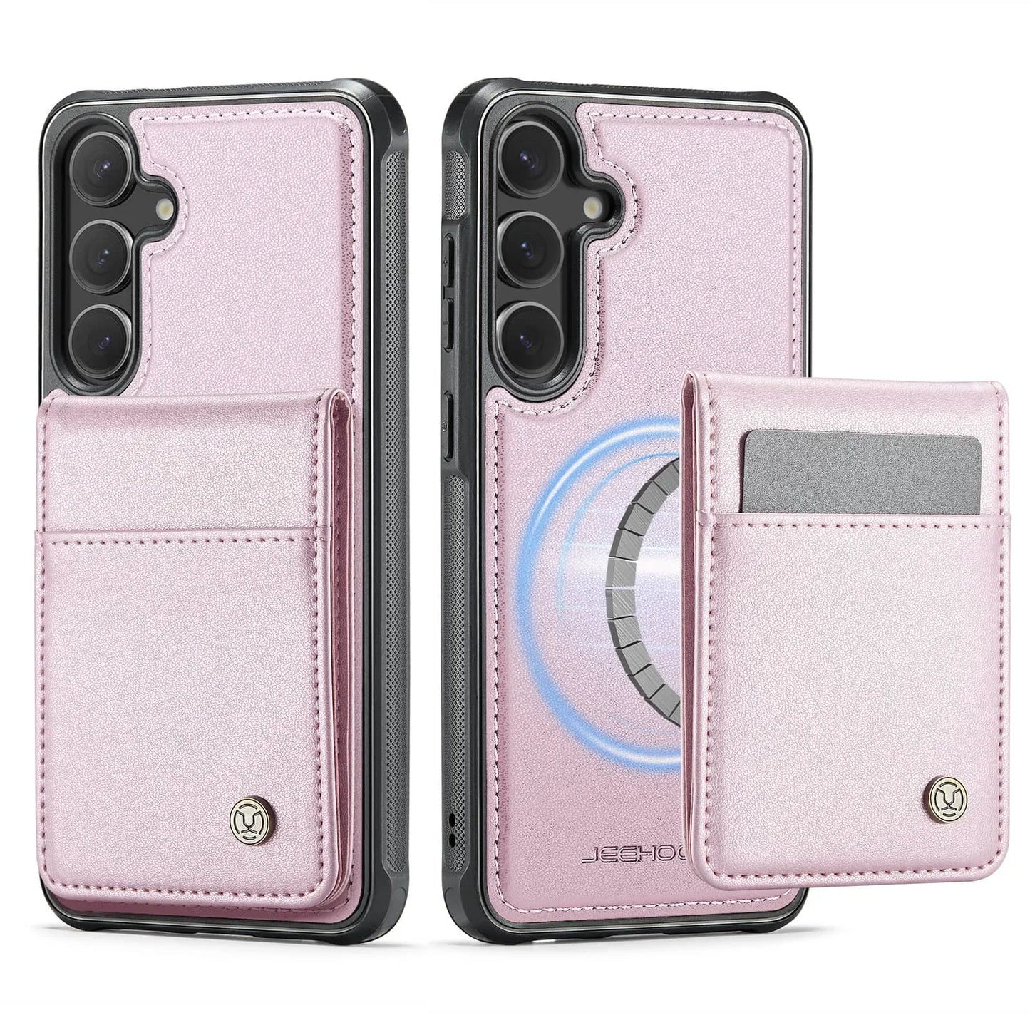 Magnetic 2 in 1 Detachable for Samsung Galaxy S25 S24 Ultra Wallet Case with Card Holder, Magnetic Flip Kickstand Credit Slots