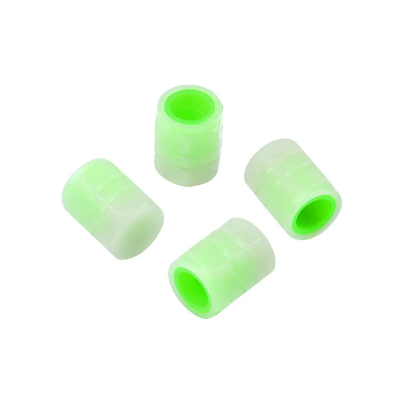 4pcs Electric Scooter Accessories Scooter Self-luminous Valve Caps Universal Schrader Valve Caps for Mijia M365 Ninebot MAX G30