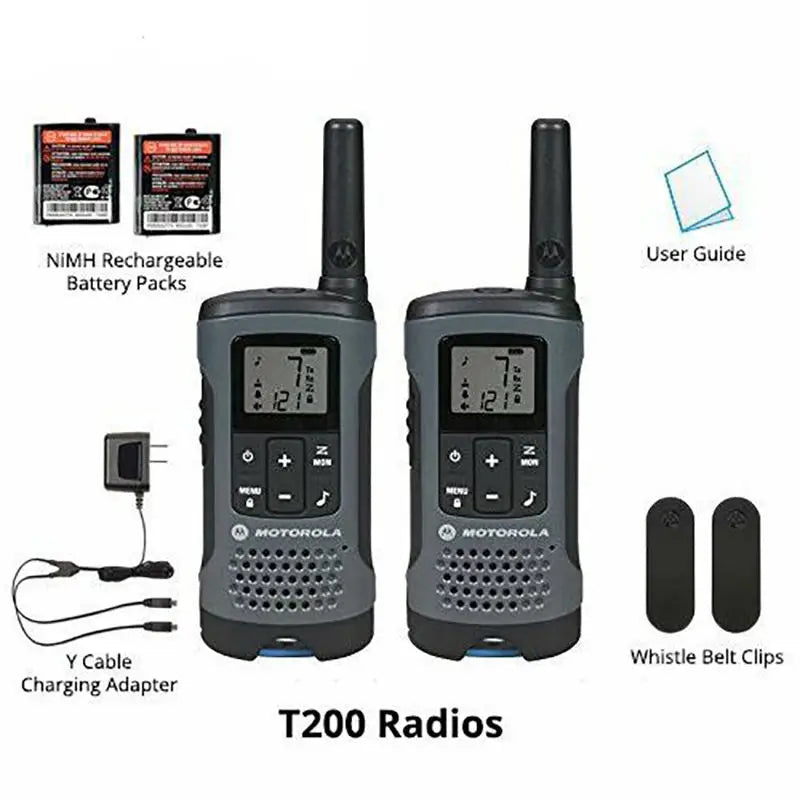 Motorola T200 T200TP Waterproof Rechargeable Portable handheld Two-Way Radio walkie talkie charger FOR Talkabout two way radio