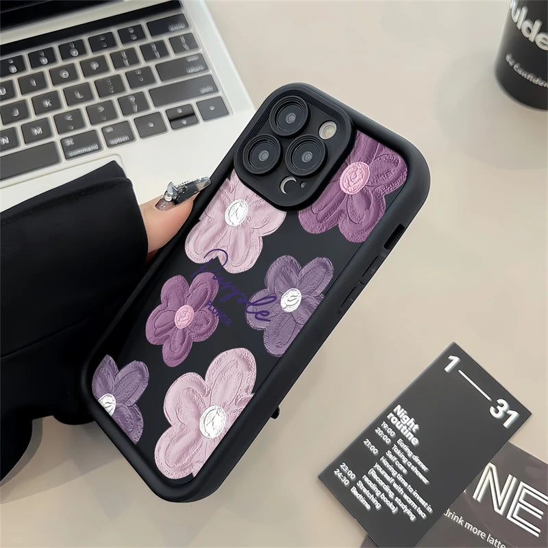 Flower Phone Case For Huawei Honor 50 90 20 9X Pro X9 X30 Y9 Prime 2019 Magic 5 Pro Shockproof Soft Camera Protection Cover