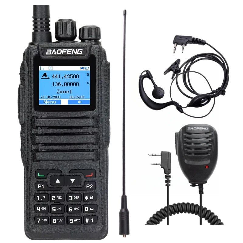 Baofeng DMR DM 1701 Digital Walkie Talkie Dual Mode Analog Two-Way Radio Open GD77 Dual Time Slot Tier 1 2 Hamradio DR 1801