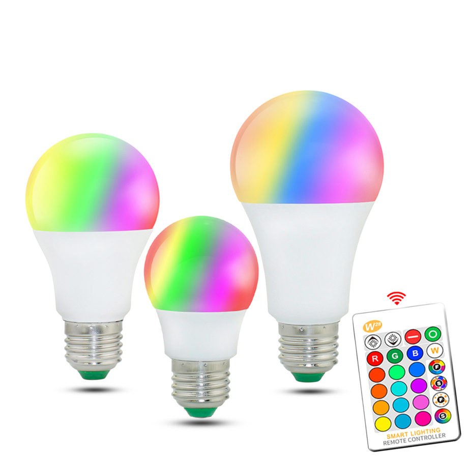 Universal E27 RGB LED Bulb with Remote Control Universal E27 RGB LED Bulb with Remote Control