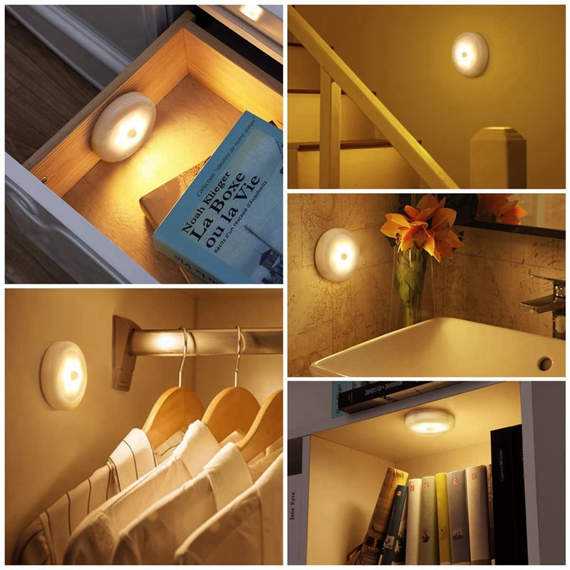 Adhesive Bedroom Light with Motion Sensor